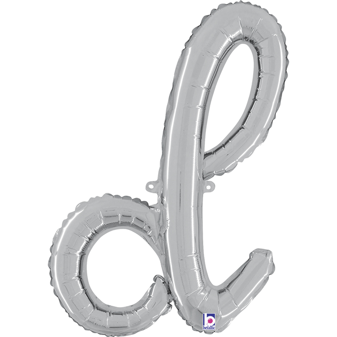 silver script letter d grabo