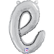 silver script letter e grabo