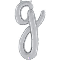 silver script letter g grabo