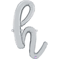 SILVER SCRIPT LETTER H