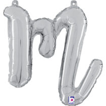 SILVER SCRIPT LETTER M