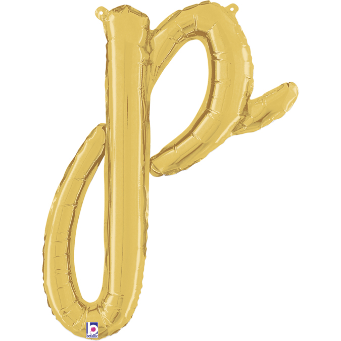 34716G-Letter-P-Script-Gold GOLD SCRIPT LETTER P