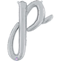 SILVER SCRIPT LETTER P