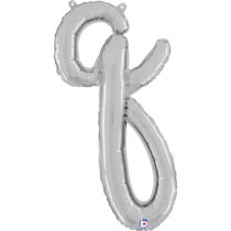 SILVER SCRIPT LETTER Q