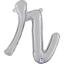 SILVER SCRIPT LETTER R