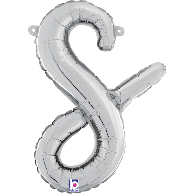 SILVER SCRIPT LETTER S