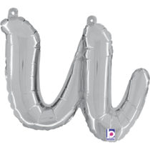 SILVER SCRIPT LETTER U