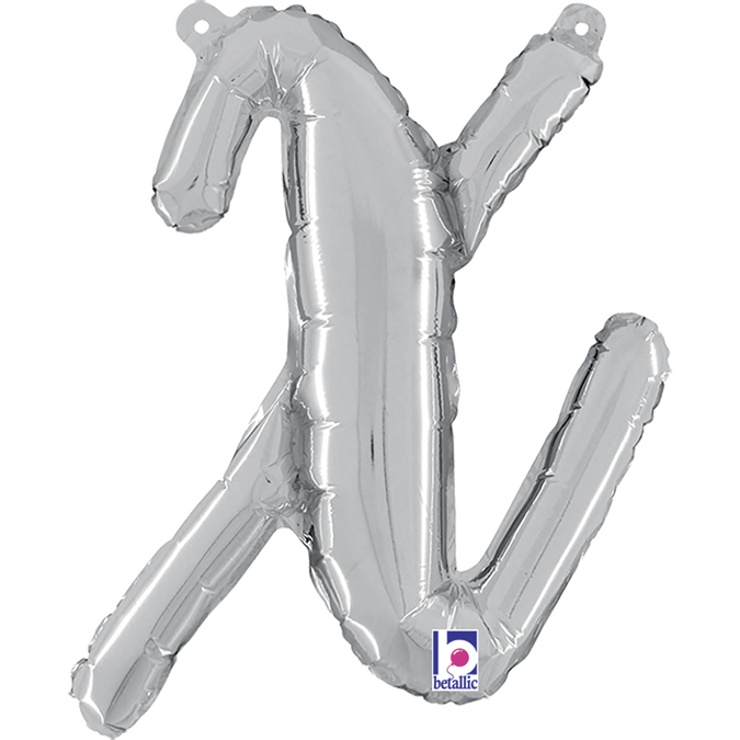 34724S-Letter-X-Script-Silver SILVER SCRIPT LETTER X