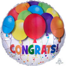 Bold Congratulations Standard Foil Balloons