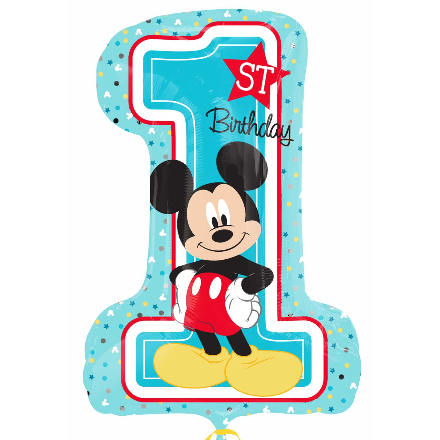 50964-3434301-1-3-1500+ Mickey Mouse 1st Birthday SuperShape