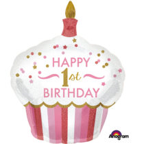 1st Birthday Cupcake Girl SuperShape