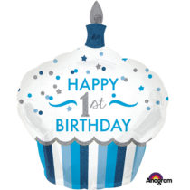 1st Birthday Cupcake Boy SuperShape