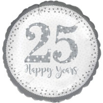 Sparkling 25th Silver Anniversary Standard Foil