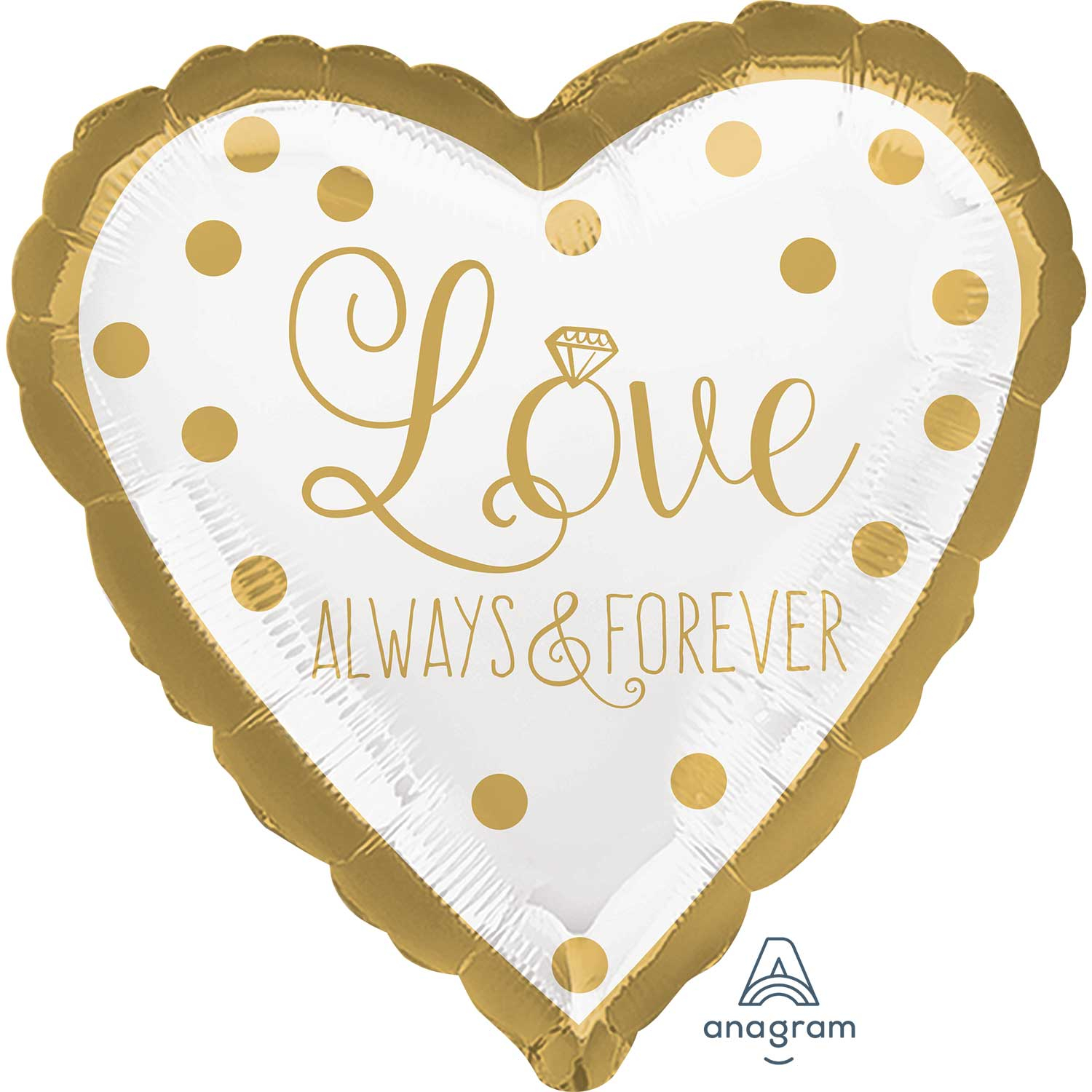 55060-3655101-1-3-1500+ Gold Wedding Standard HX Foil Balloons