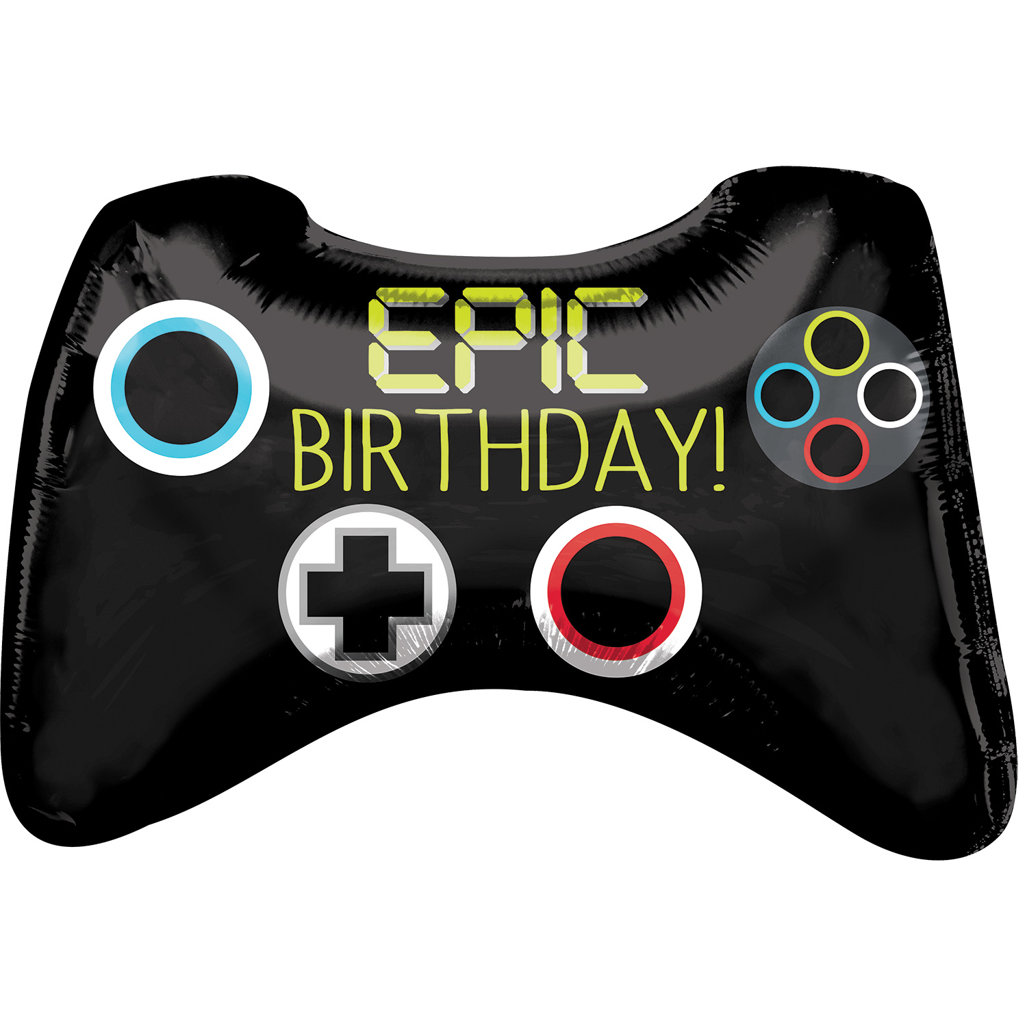 58234-3780401-1-3-1500+ Epic Game Controller SuperShape Foil Balloons