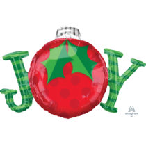 JOY Ornament SuperShape Foil Balloons