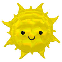 iridescent sun supershape foil balloon