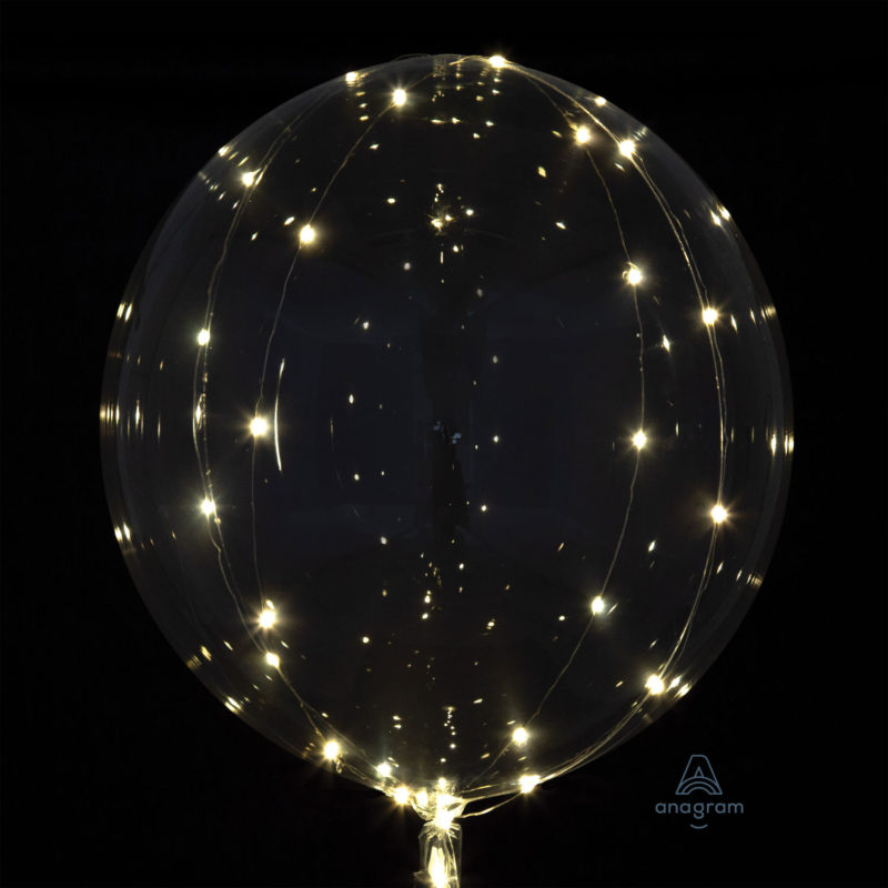 63963-8284211-1-3-1500+ crystal clearz white led jumbo 18" balloon