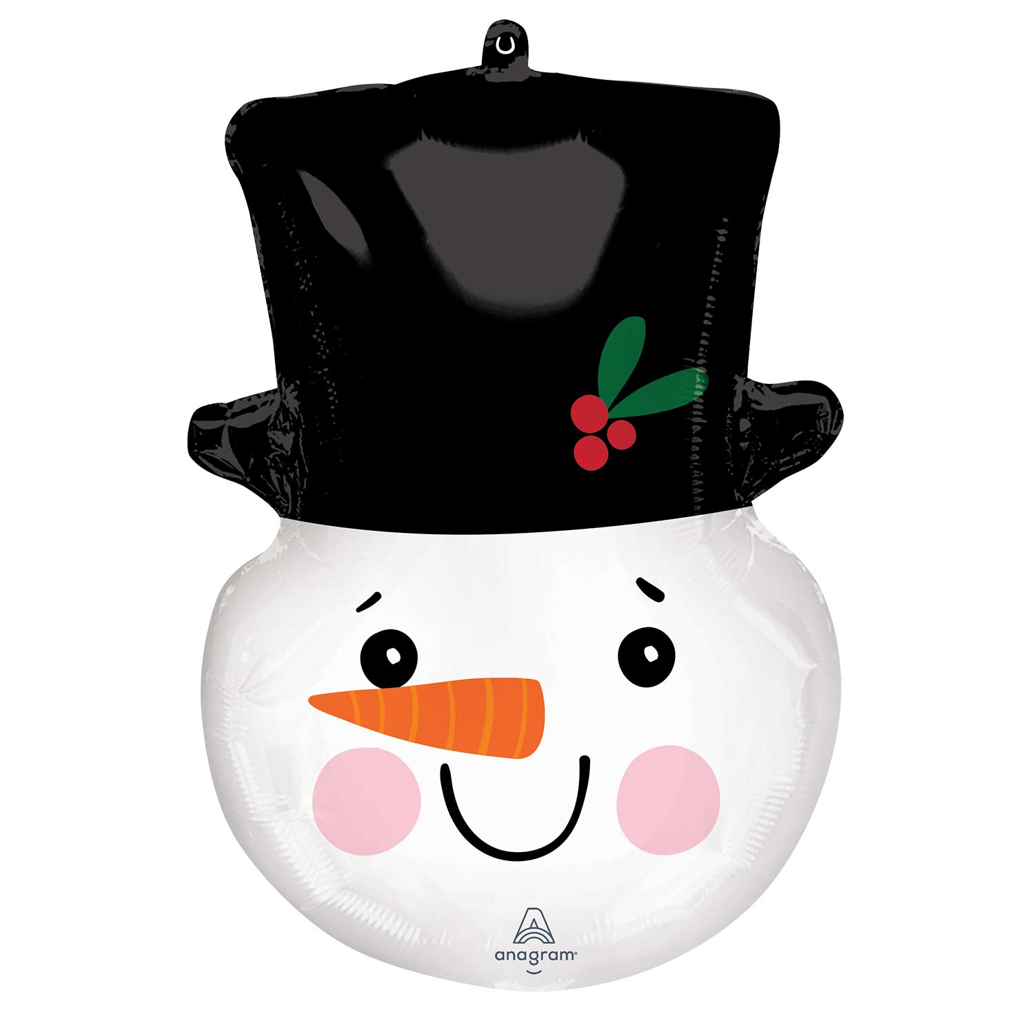 68663-4334001-1-3-1500+ snowman head supershape foil balloon