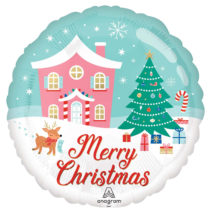 nostalgic christmas wonderland standard foil balloon