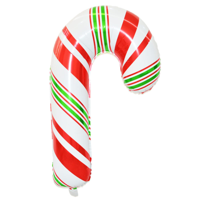 74502-9915238-1-3-1500+ candy cane large shape foil balloon