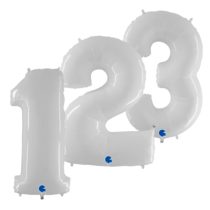White - Jumbo Foil Numbers