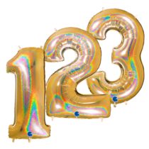 Gold - Holographic Jumbo Foil Numbers