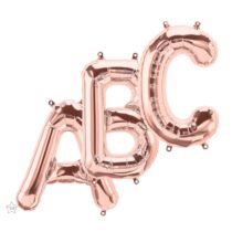 Rose Gold Air Filled Capitals