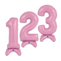 Pastel Pink Grabo Stand Up Numbers