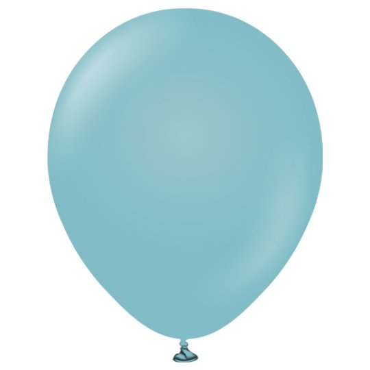 retro blue glass 12" kalisan latex