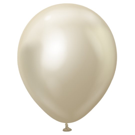 12" MIRROR WHITE GOLD KALISAN LATEX