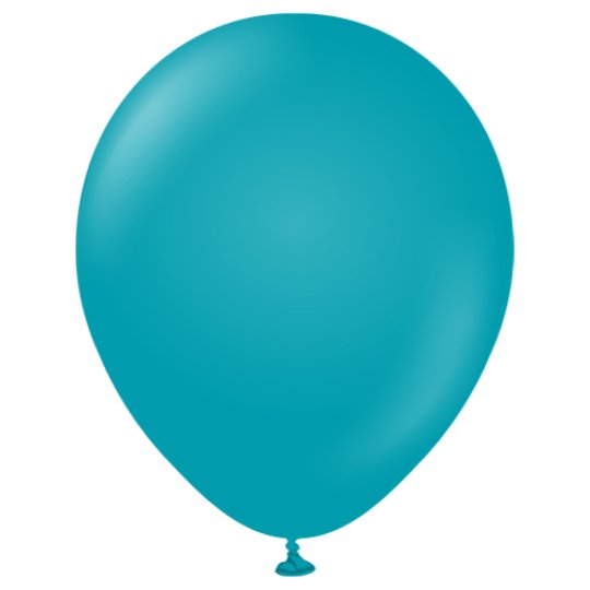 12" Turquoise kalisan latex standard