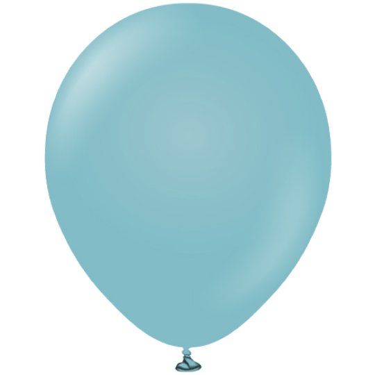 18" retro blue glass kalisan
