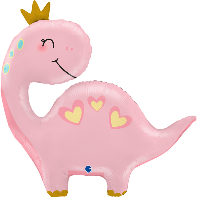 pink princess dinosaur