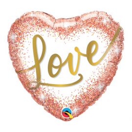 20994 love rose glitter dots