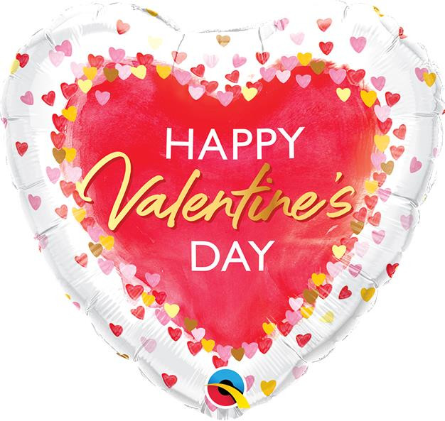 water colour hearts 20948 qualatex