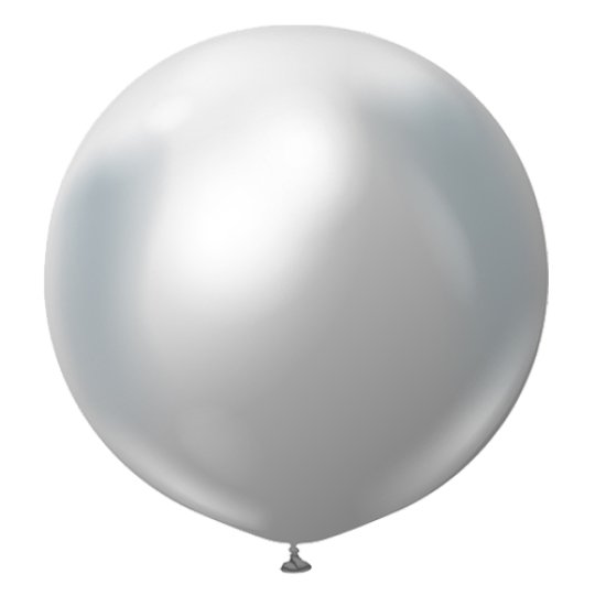 24" mirror silver kalisan latex