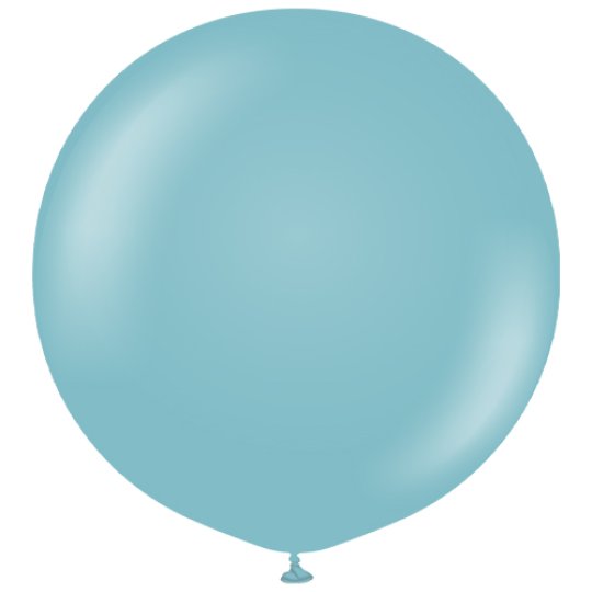 36" blue glass retro kalisan latex