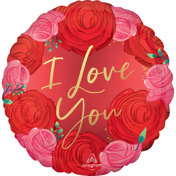 i love you roses anagram standard foil 4226401