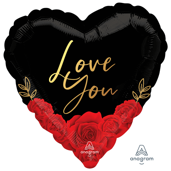 4226001 LOVE YOU ROSES ANAGRAM STANDARD FOIL