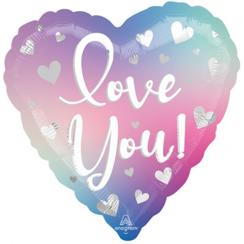 anagram 4366601 standard foil love you balloon