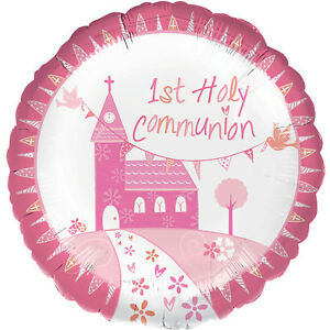 1ST HOLY COMMUNION PINK