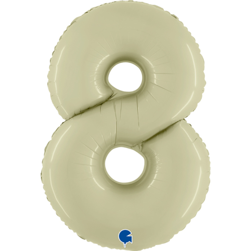 SATIN OLIVE GREEN NUMBER 8 | GRABO 40" INCH FOIL