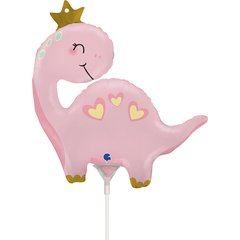 G72160 grabo pink dinosaur mini shape wholesale balloon