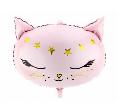 pink cat head wholesale party deco hi-flyers balloons