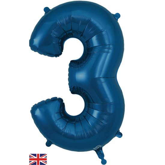 foil number 3 in blue by oaktree