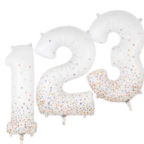 White - Fizz Jumbo Foil Numbers