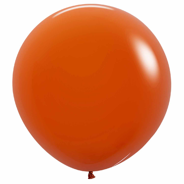 FASHION SUNSET ORANGE | SEMPERTEX 24" LATEX 3CT