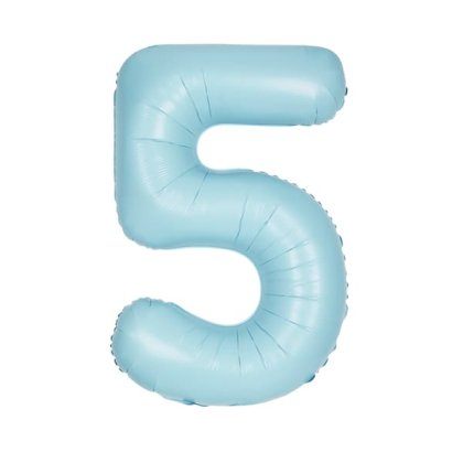 pastel blue number unique