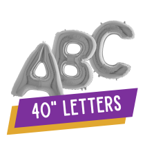 Jumbo Foil Letters